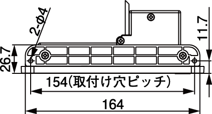 NC-1522USB2A取付棚下直付