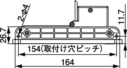 NSC-5707USB2A取付棚下直付