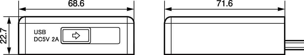 N-USB0203寸法