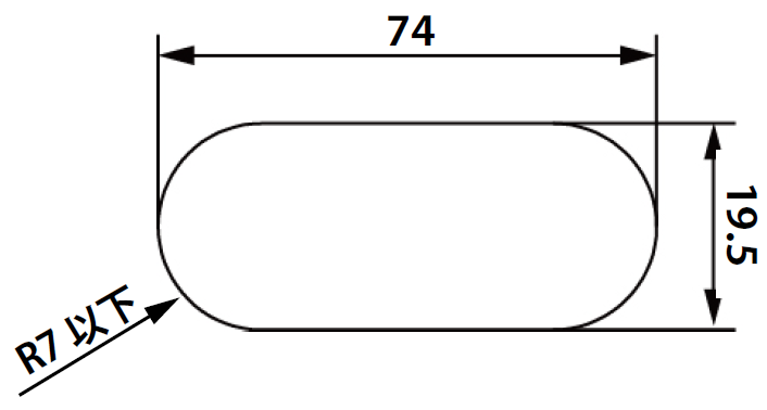 NC-1522_ 取付穴参考寸法