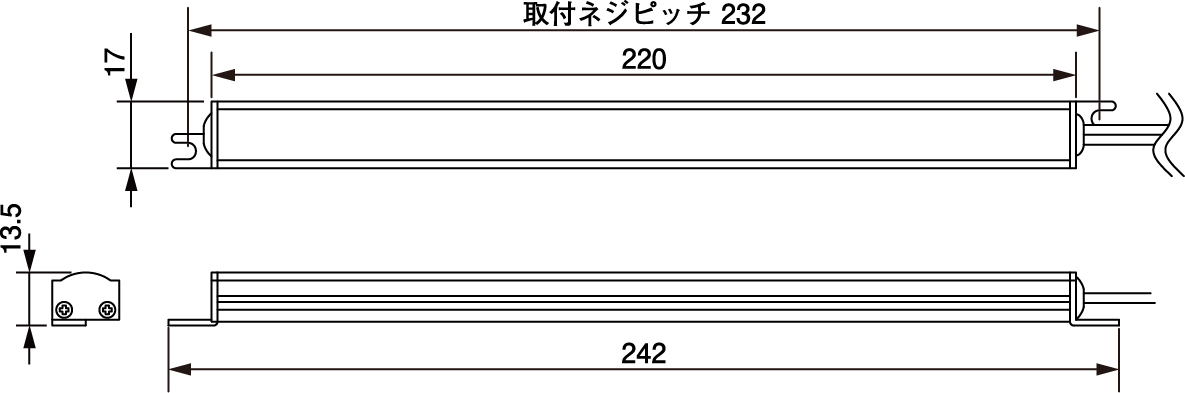 N-LED1322F寸法