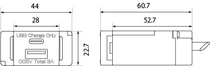 N-USB0301寸法