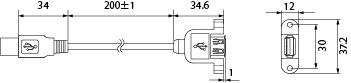 N-USB-EC200寸法