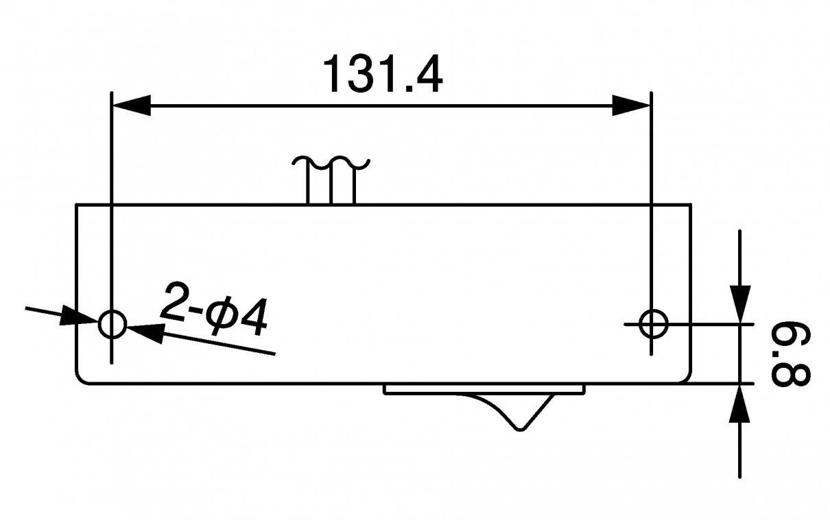 NC-1516SSLCBの取付穴寸法