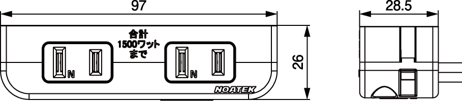 NC-1529寸法